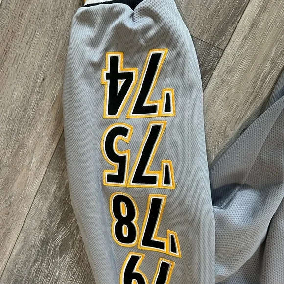Pittsburgh Steelers Vintage NFL Reversible Bomber Jacket men’s 5XL SUPER RARE